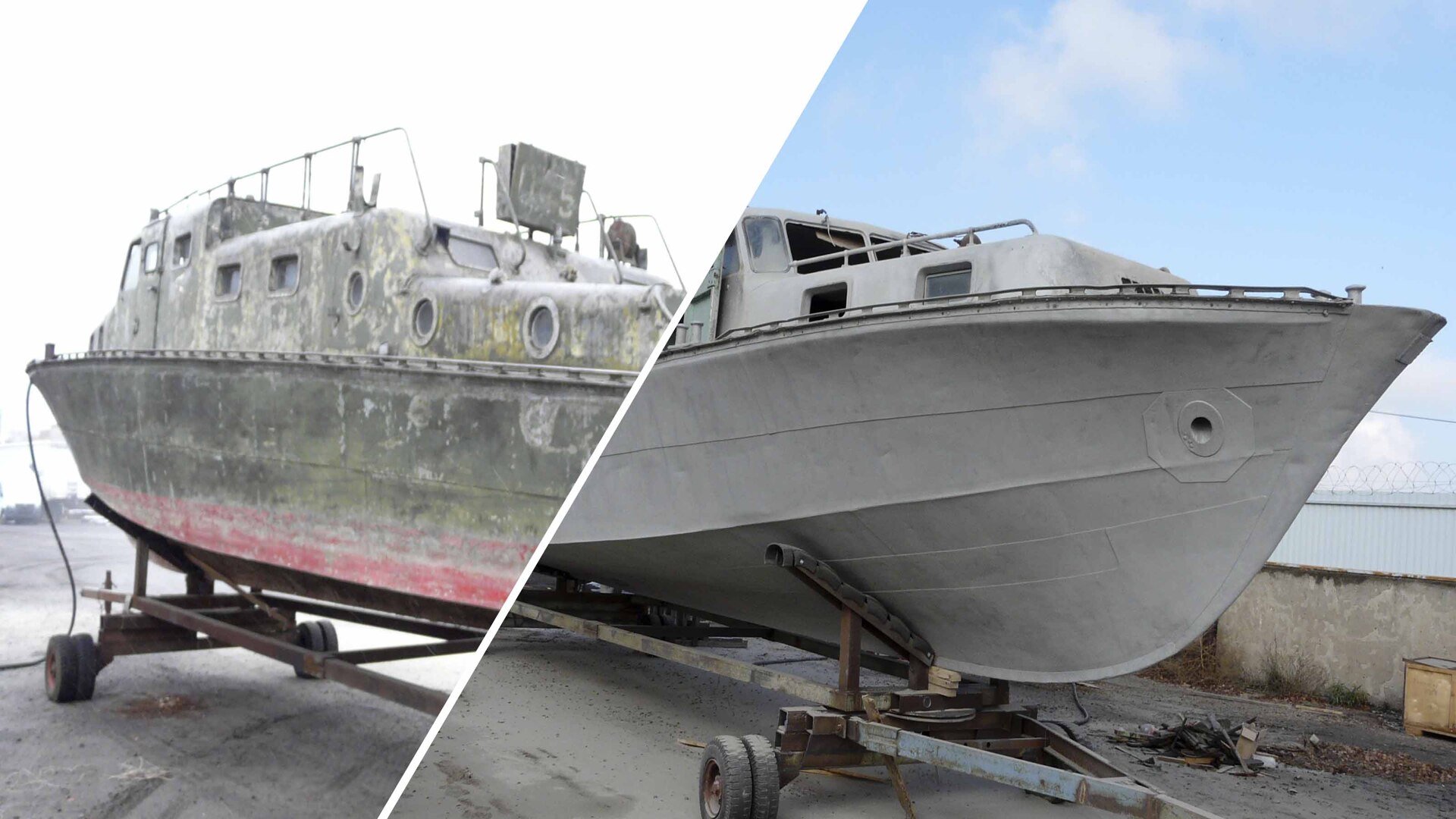 Пескоструйная обработка катера в Белгороде