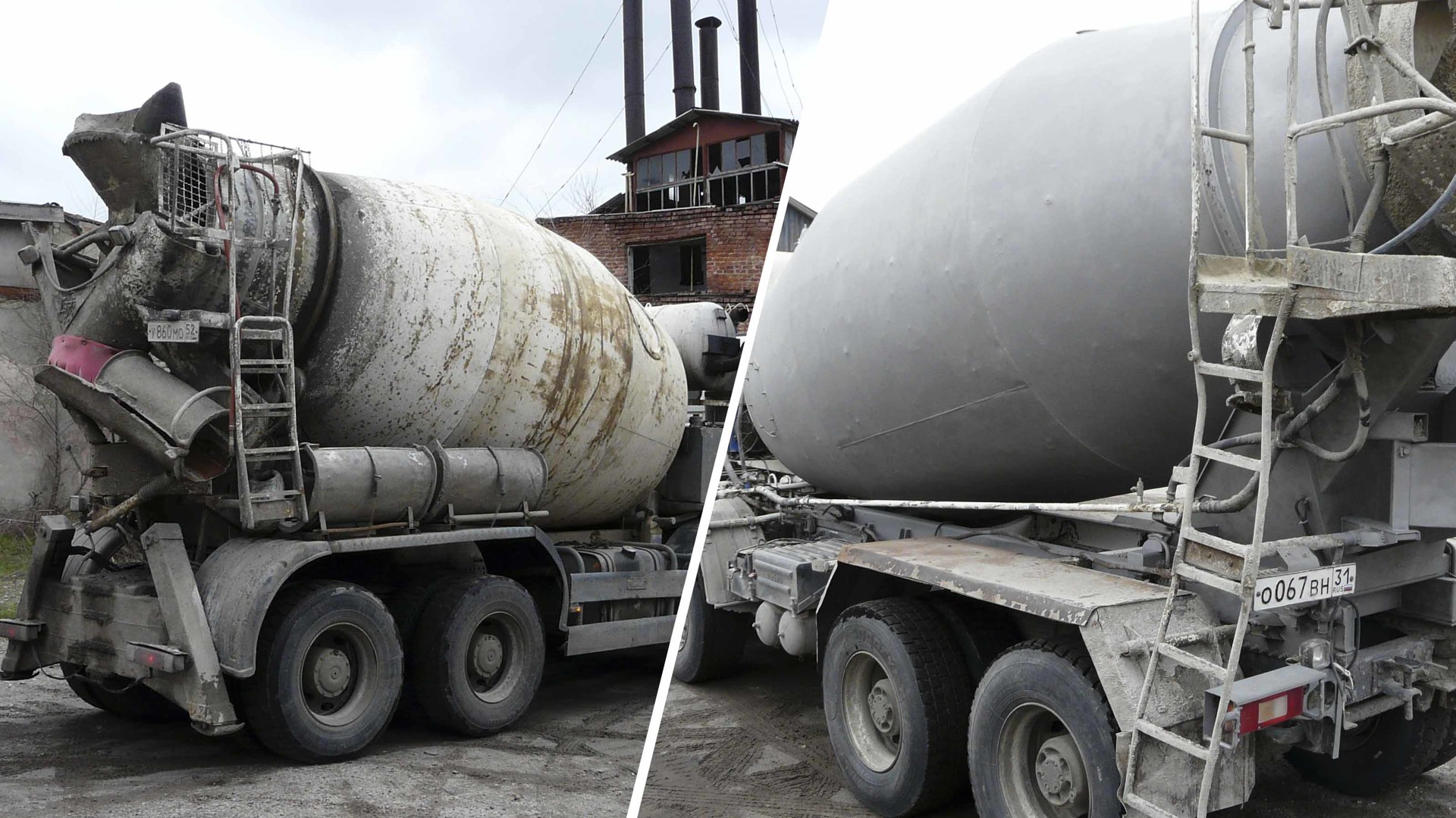 пескоструйная обработка бетономешалки миксера в Белгороде