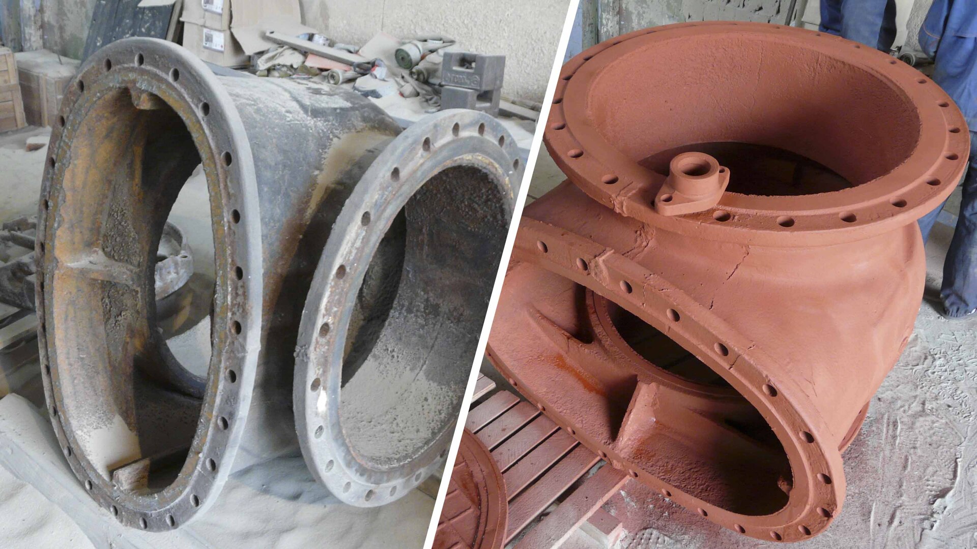 пескоструйная очистка и покраска задвижки в Белгороде